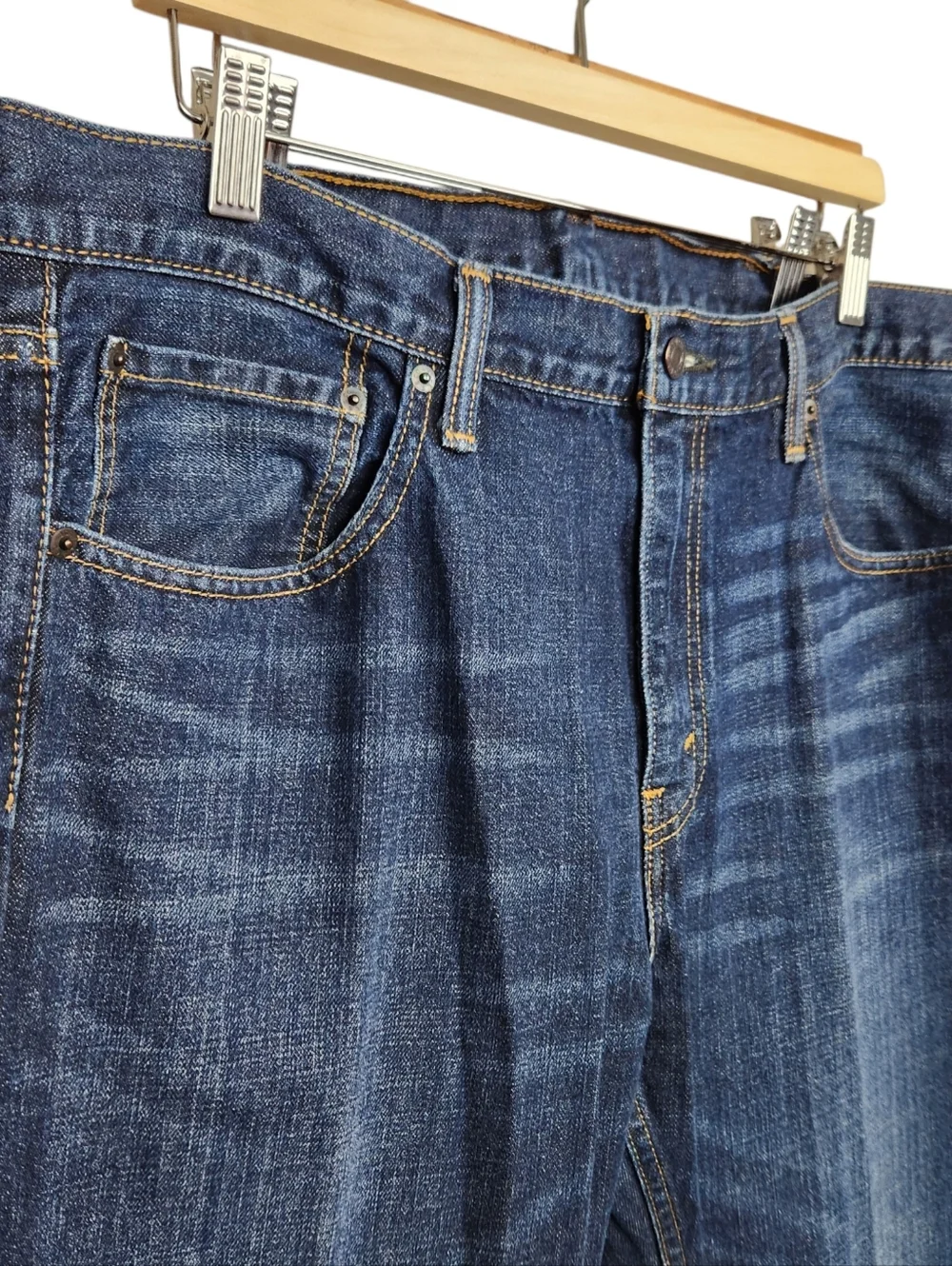 Levi's 527 Slim Bootcut Western Cowboy Denim Blue Jeans Mens Size 38 x 32